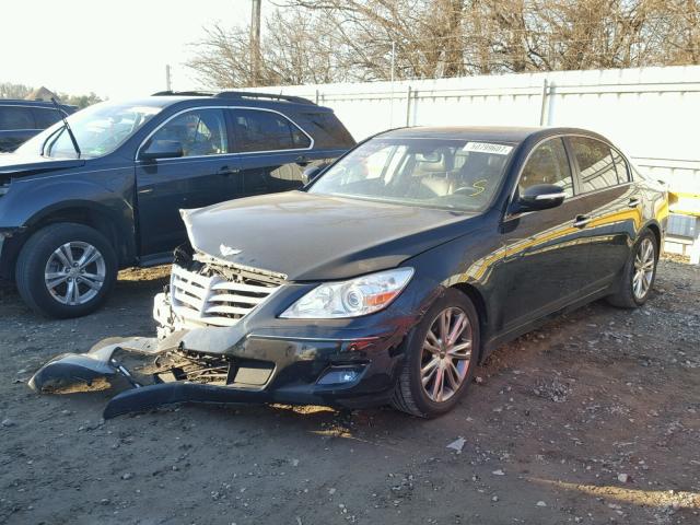 KMHGC4DE6BU121593 - 2011 HYUNDAI GENESIS 3. BLACK photo 2