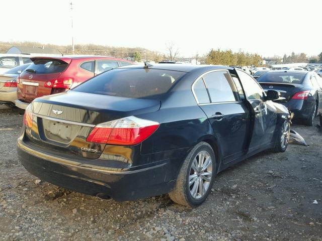 KMHGC4DE6BU121593 - 2011 HYUNDAI GENESIS 3. BLACK photo 4