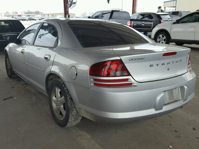 1B3EL46X55N706384 - 2005 DODGE STRATUS SX SILVER photo 3