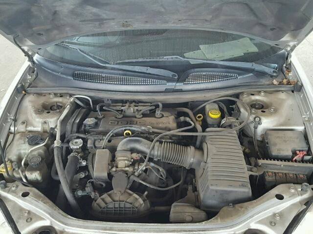 1B3EL46X55N706384 - 2005 DODGE STRATUS SX SILVER photo 7