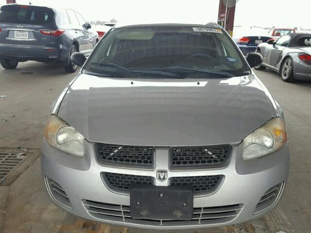 1B3EL46X55N706384 - 2005 DODGE STRATUS SX SILVER photo 9