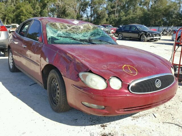 2G4WC552061195132 - 2006 BUICK LACROSSE C BURGUNDY photo 1