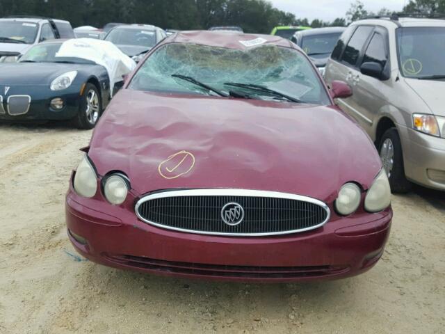 2G4WC552061195132 - 2006 BUICK LACROSSE C BURGUNDY photo 9