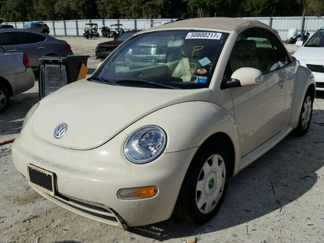 3VWBM31Y84M353217 - 2004 VOLKSWAGEN NEW BEETLE Krem foto 2