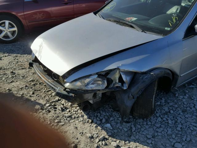 1HGCM66513A025075 - 2003 HONDA ACCORD EX SILVER photo 9