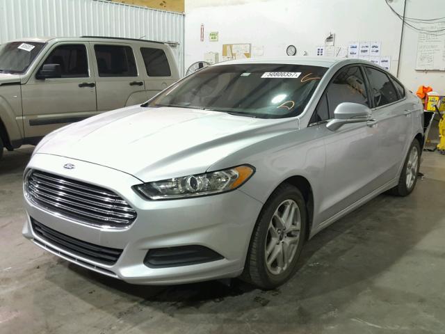 1FA6P0H7XE5377099 - 2014 FORD FUSION SE SILVER photo 2