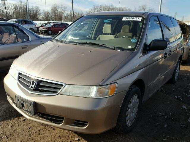 5FNRL18583B016053 - 2003 HONDA ODYSSEY LX GOLD photo 2