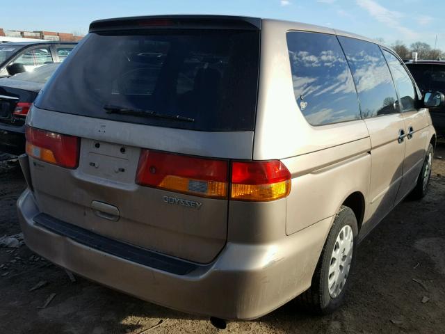 5FNRL18583B016053 - 2003 HONDA ODYSSEY LX GOLD photo 4