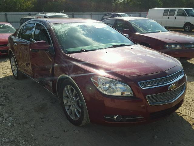 1G1ZK57708F200315 - 2008 CHEVROLET MALIBU LTZ RED photo 1