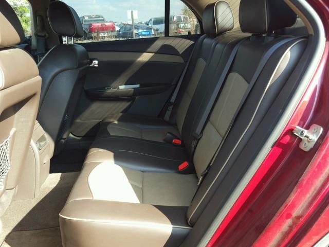 1G1ZK57708F200315 - 2008 CHEVROLET MALIBU LTZ 红色 照片 6