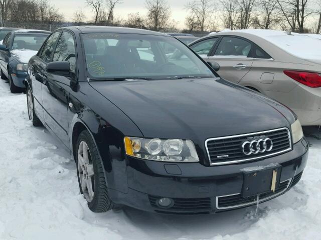 WAULC68E94A275483 - 2004 AUDI A4 1.8T QU BLACK photo 1