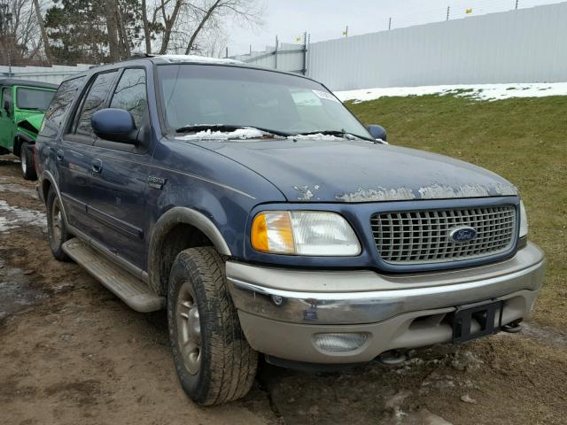 1FMFU18L31LB02083 - 2001 FORD EXPEDITION BLUE photo 1