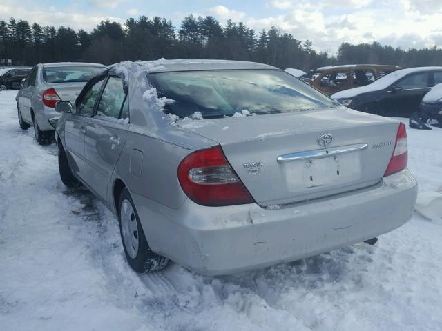 4T1BE32K04U838730 - 2004 TOYOTA CAMRY LE GRAY photo 3