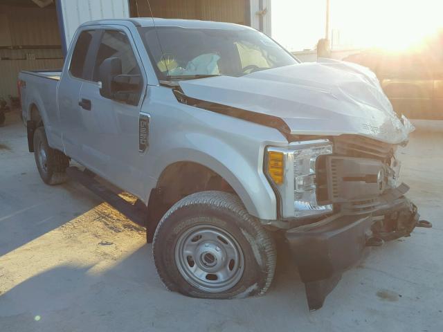 1FT7X2B65HED20405 - 2017 FORD F250 SUPER GRAY photo 1