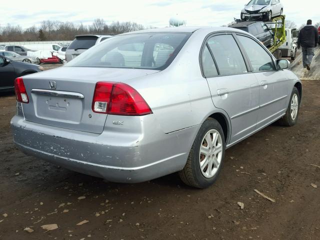 2HGES26733H533042 - 2003 HONDA CIVIC EX SILVER photo 4