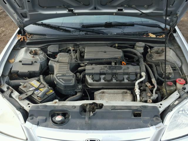 2HGES26733H533042 - 2003 HONDA CIVIC EX SILVER photo 7