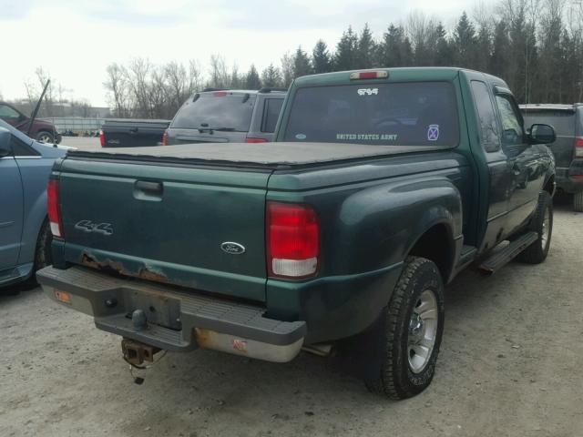 1FTZR15V7YPB34353 - 2000 FORD RANGER SUP GREEN photo 4