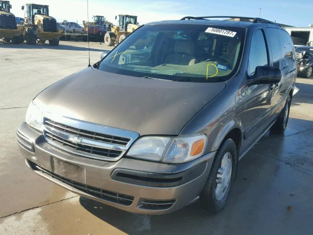 1GNDX03E53D207671 - 2003 CHEVROLET VENTURE BROWN photo 2