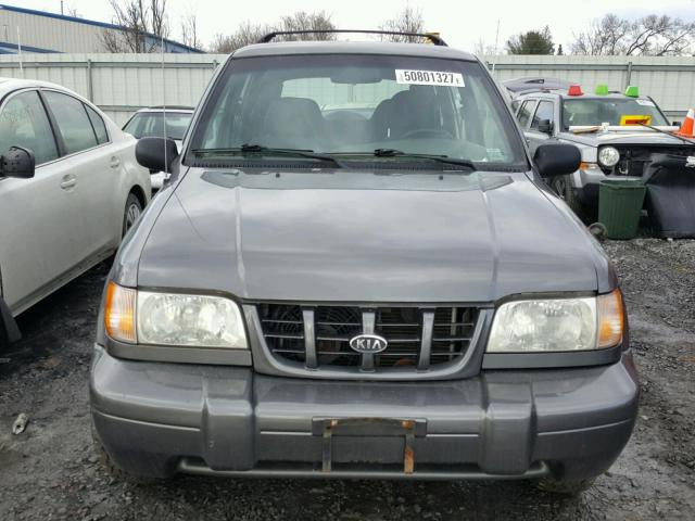 KNDJA723815050778 - 2001 KIA SPORTAGE GRAY photo 10