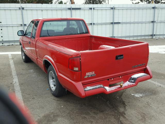 1GCCS1949T8146874 - 1996 CHEVROLET S TRUCK S1 RED photo 3