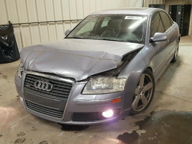 WAULL44EX6N016264 - 2006 AUDI A8 4.2 QUA SILVER photo 2