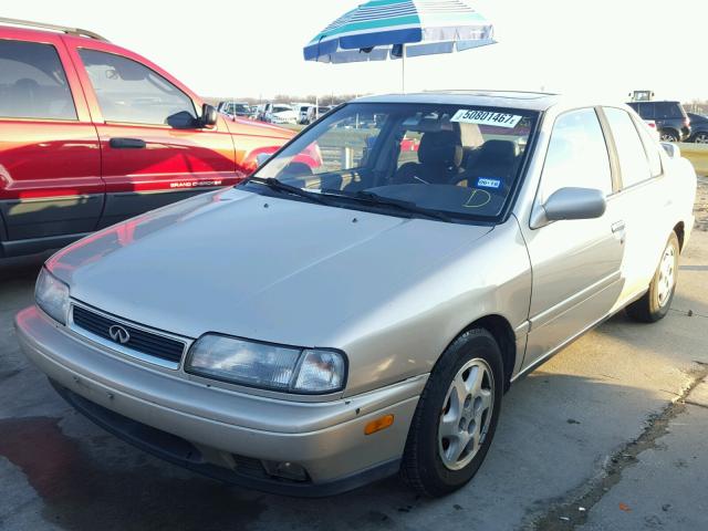 JNKCP01D5ST516722 - 1995 INFINITI G20 TAN photo 2