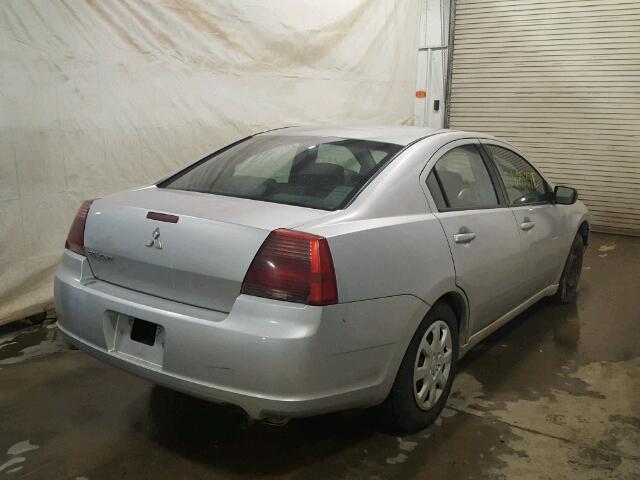 4A3AB36F07E027964 - 2007 MITSUBISHI GALANT ES SILVER photo 4