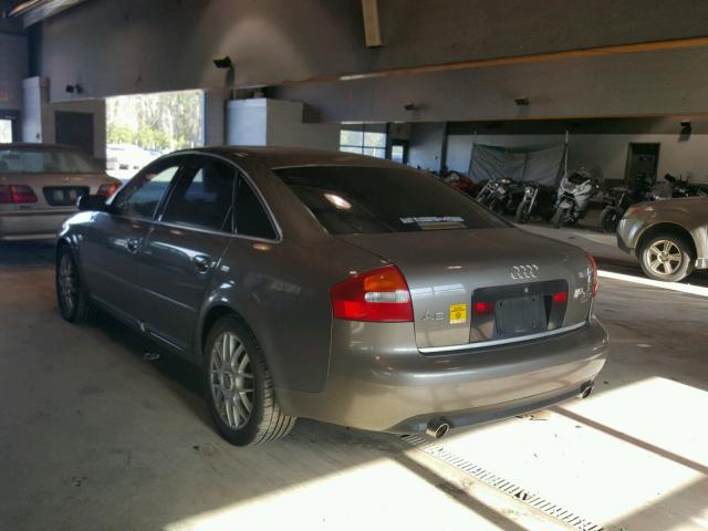 WAULD64B02N084906 - 2002 AUDI A6 2.7T QU GRAY photo 3