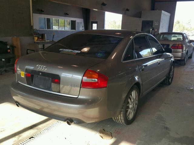 WAULD64B02N084906 - 2002 AUDI A6 2.7T QU GRAY photo 4