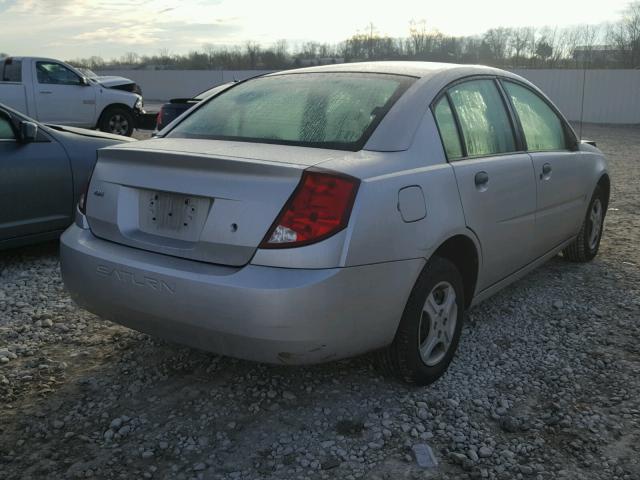 1G8AG52F05Z124622 - 2005 SATURN ION LEVEL SILVER photo 4