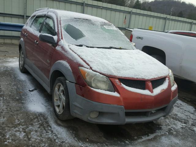 5Y2SL62884Z435629 - 2004 PONTIAC VIBE RED photo 1