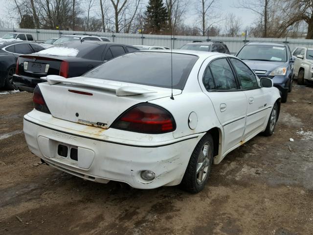 1G2NW52E3YM730925 - 2000 PONTIAC GRAND AM G WHITE photo 4