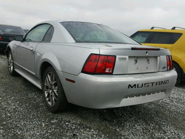 1FAFP40411F112701 - 2001 FORD MUSTANG SILVER photo 3