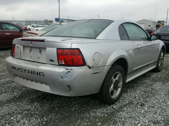 1FAFP40411F112701 - 2001 FORD MUSTANG SILVER photo 4