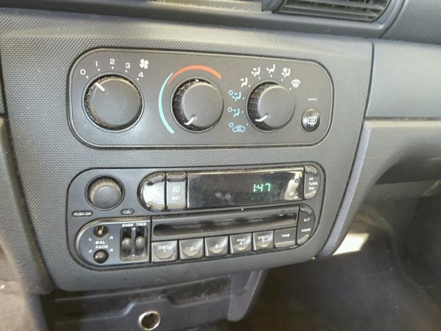 1B3EL36T74N337405 - 2004 DODGE STRATUS SE BLUE photo 9