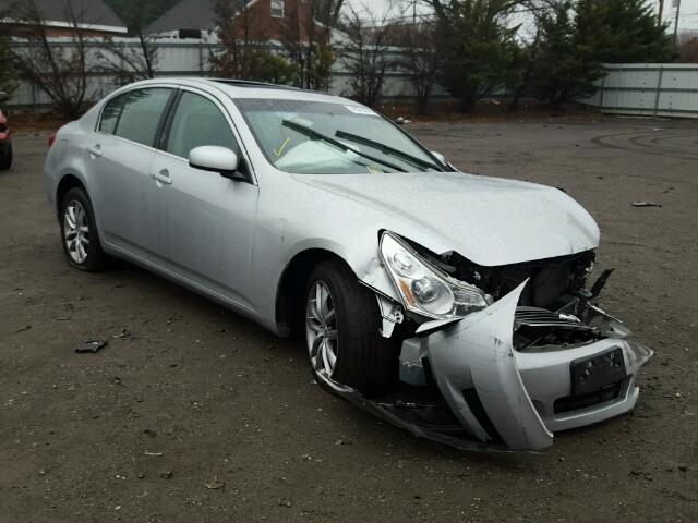 JNKBV61F57M811651 - 2007 INFINITI G35 SILVER photo 1