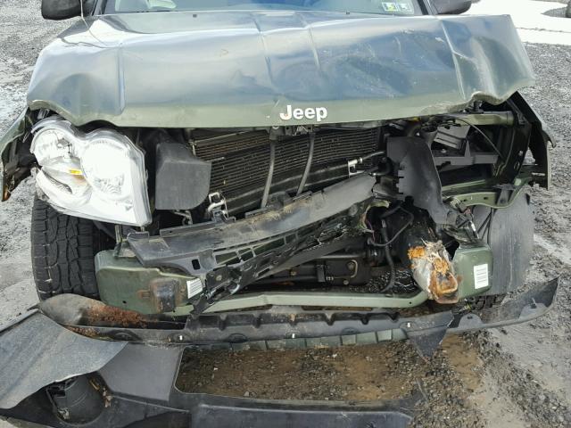 1J8GR48K17C688819 - 2007 JEEP GRAND CHER GREEN photo 7