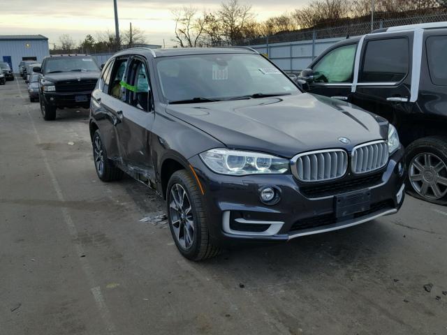 5UXKR0C55F0P10900 - 2015 BMW X5 XDRIVE3 GRAY photo 1