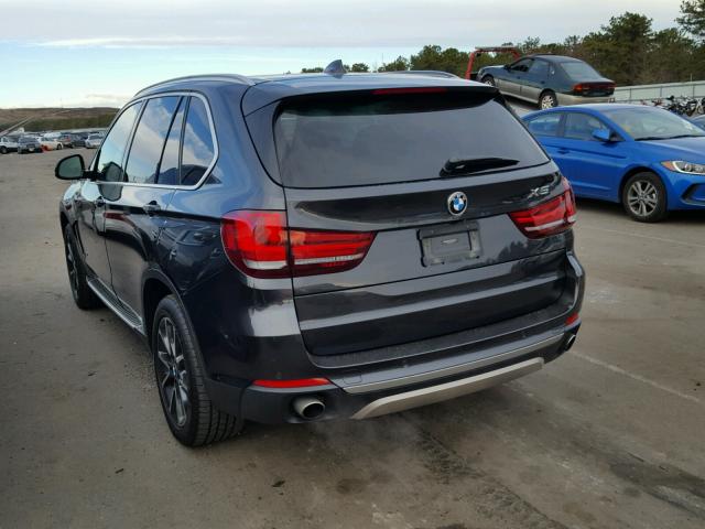 5UXKR0C55F0P10900 - 2015 BMW X5 XDRIVE3 GRAY photo 3