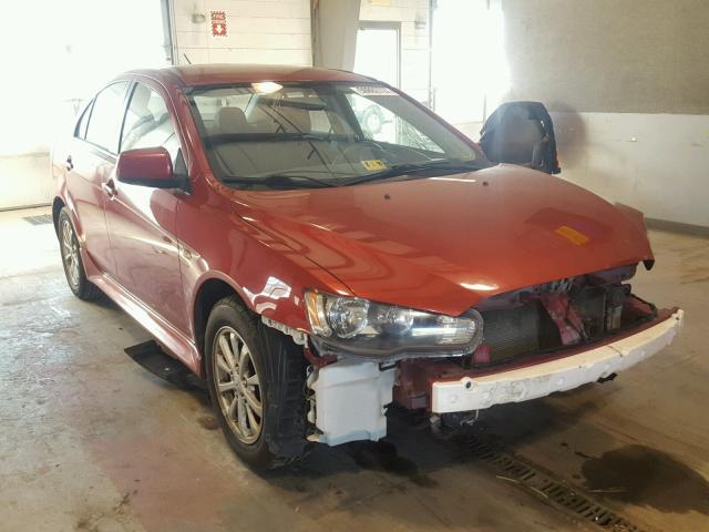 JA32U2FU7AU032388 - 2010 MITSUBISHI LANCER ES/ MAROON photo 1