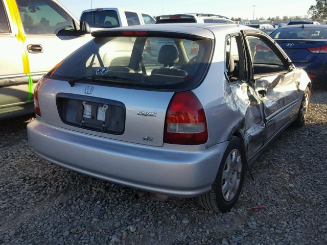 2HGEJ6445XH110536 - 1999 HONDA CIVIC DX SILVER photo 4