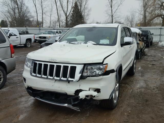 1C4RJFBG2CC240977 - 2012 JEEP GRAND CHER WHITE photo 2