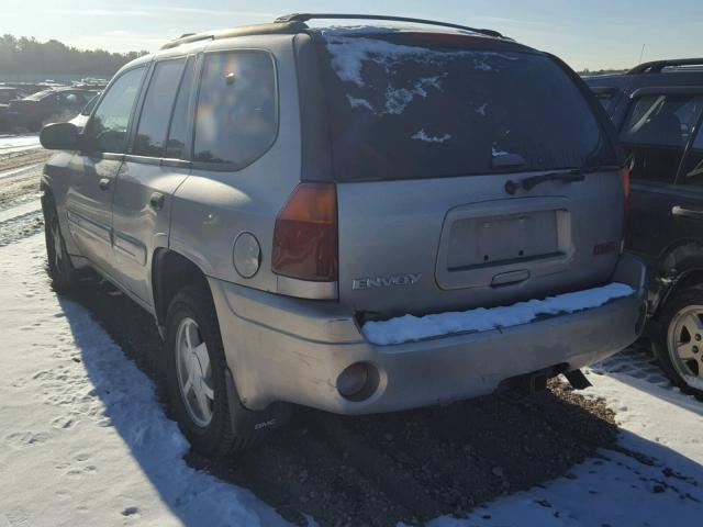 1GKDT13S922216355 - 2002 GMC ENVOY BEIGE photo 3