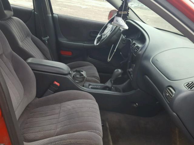 1G2WP52K73F170489 - 2003 PONTIAC GRAND PRIX RED photo 5