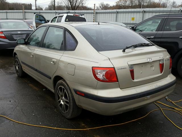 KMHDN56DX5U172168 - 2005 HYUNDAI ELANTRA GL TAN photo 3