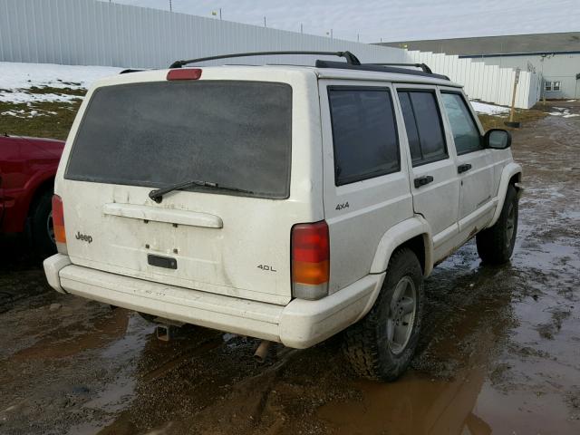 1J4FJ68S8WL266139 - 1998 JEEP CHEROKEE S WHITE photo 4