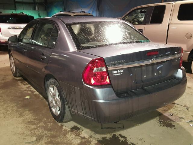 1G1ZT51F96F176610 - 2006 CHEVROLET MALIBU LT BLUE photo 3