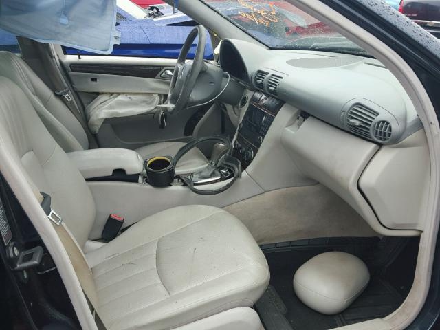 WDBRF84J65F578050 - 2005 MERCEDES-BENZ C 320 4MAT BLUE photo 5