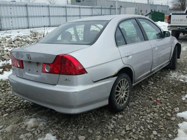 2HHES35894H000481 - 2004 ACURA 1.7EL PREM SILVER photo 4