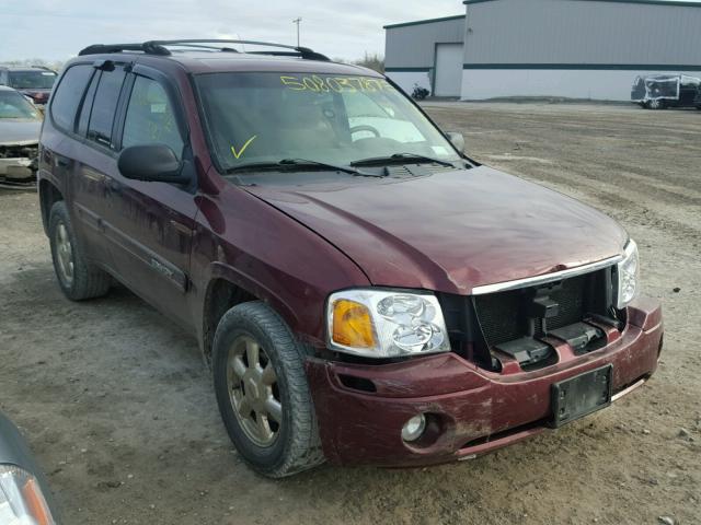 1GKDT13S622363989 - 2002 GMC ENVOY MAROON photo 1